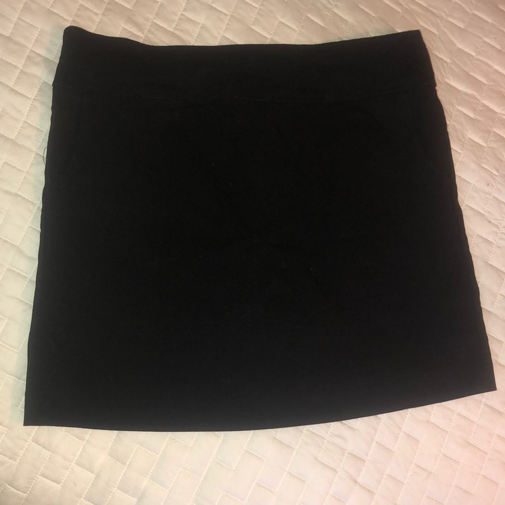 Black Mini Skirt, Built in Shorts